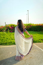 120 Count Pure Mulcotton Saree inspired from kanchipattu