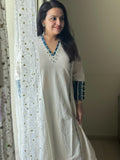 Handloom Cotton Mirror Work Co-ord Set