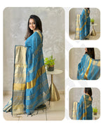 Linen Saree inspired from kanchipattu