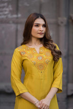 Mustard Yellow Co-ord Set