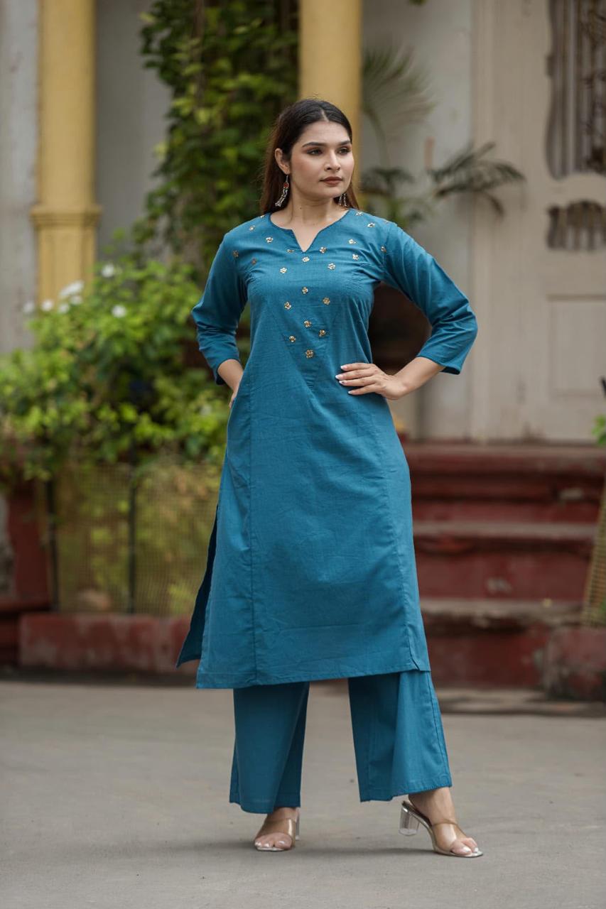 Handloom Cotton coordset – 2-Piece Set