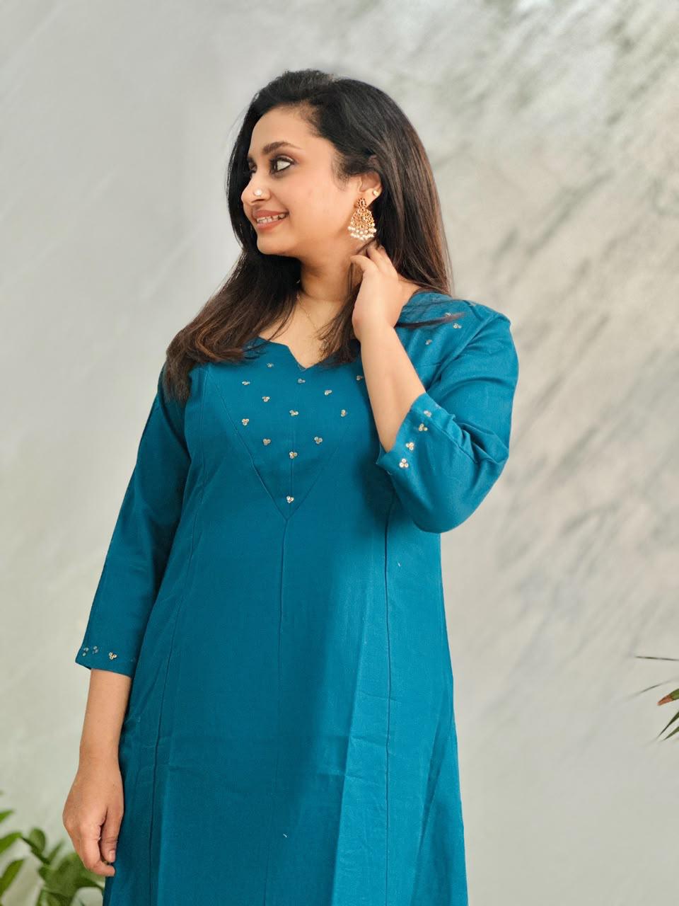 Handloom Cotton coordset – 2-Piece Set