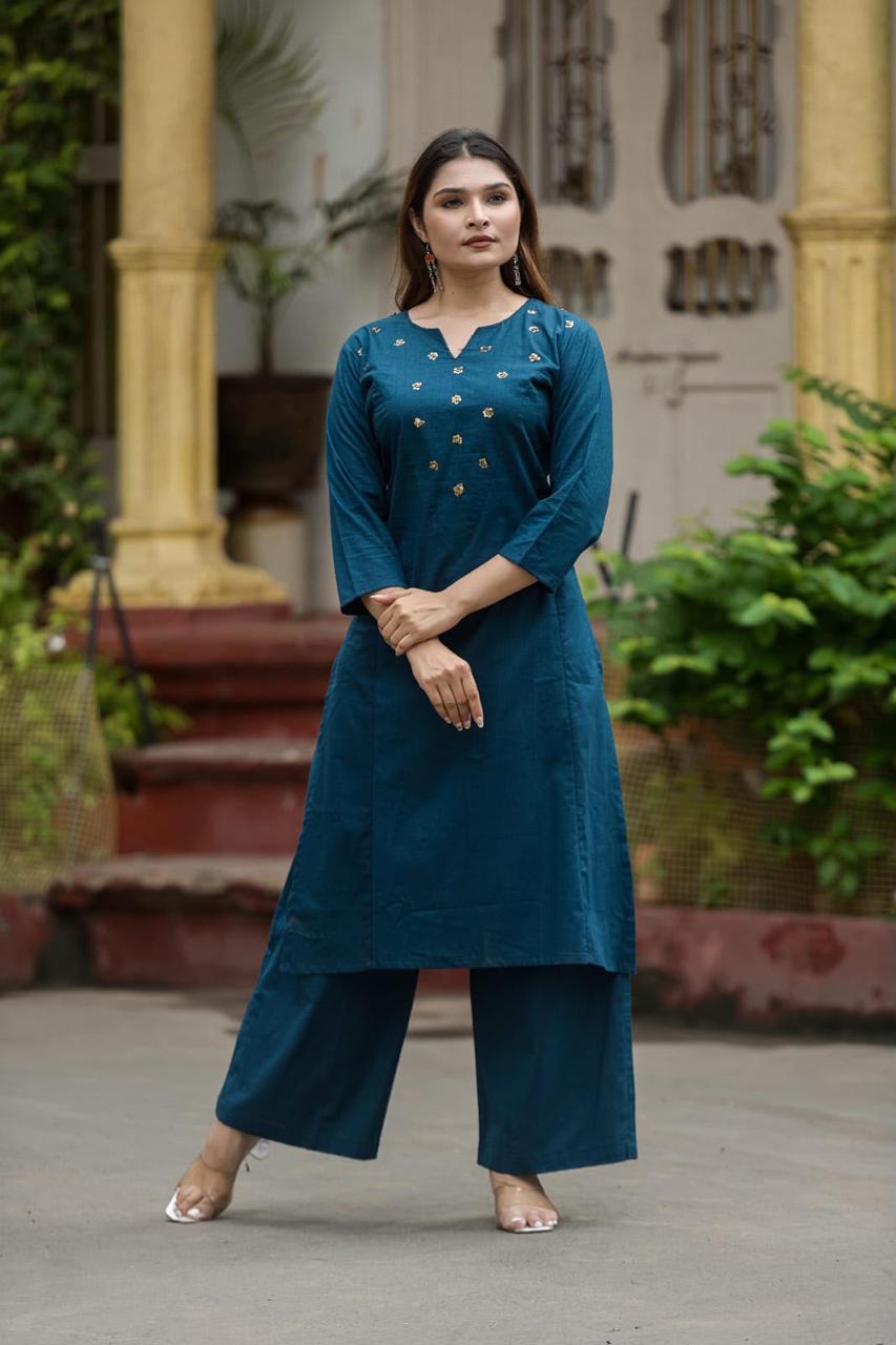 Handloom Cotton coordset – 2-Piece Set