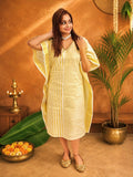 Golden Tissue Indo-Western Kaftan