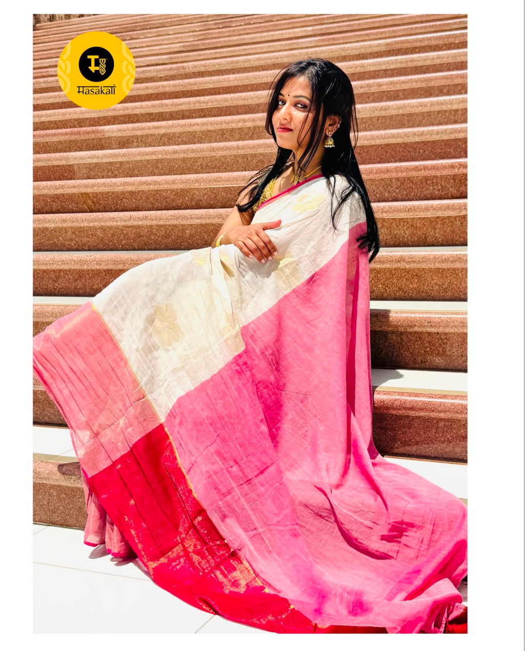 120 Count Pure Mulcotton Saree