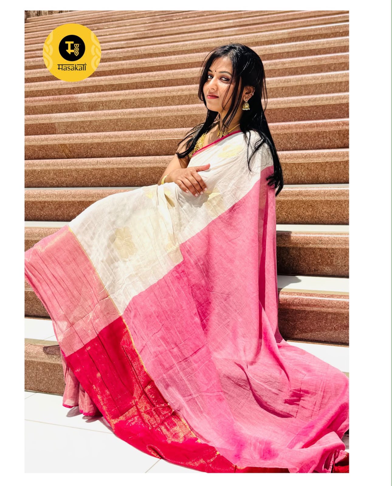 120 Count Pure Mulcotton Saree