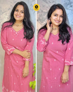 Pure handloom cotton coord set