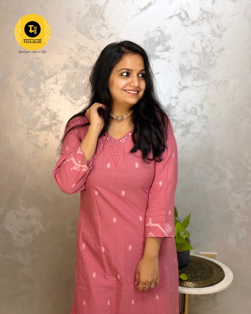 Pure handloom cotton coord set