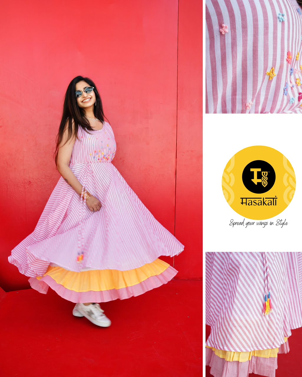 Soft Cotton Layered Dress