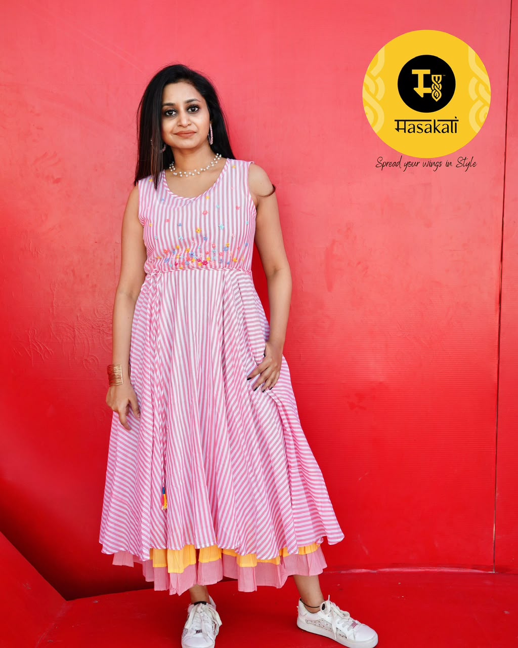 Soft Cotton Layered Dress