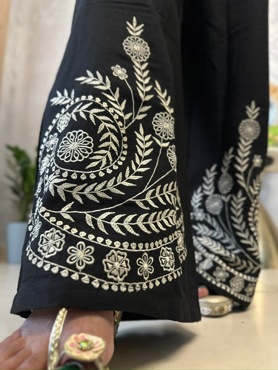 Embroidered Cotton Co-ord Set
