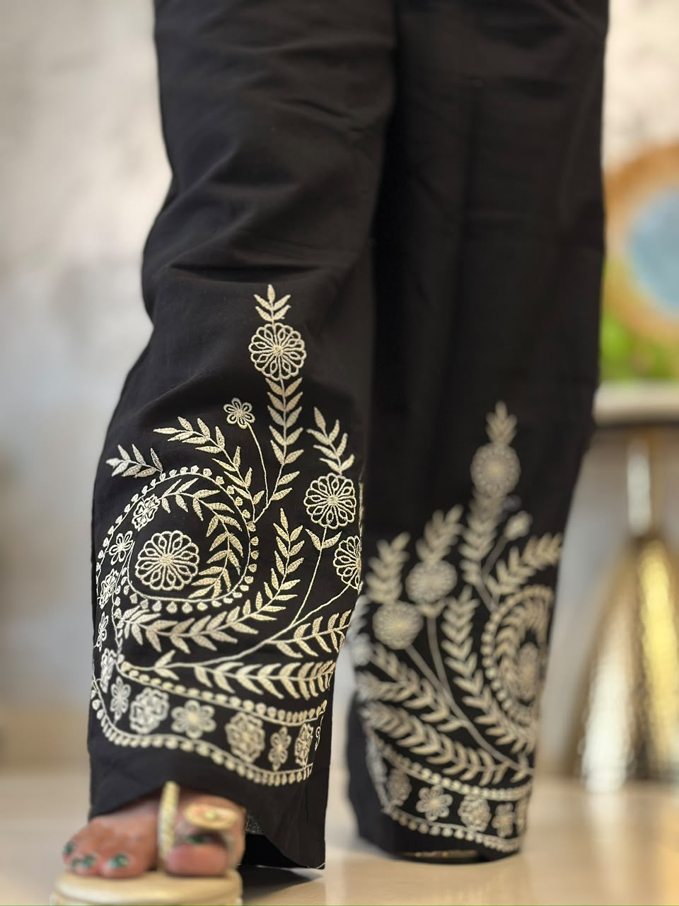 Embroidered Cotton Co-ord Set