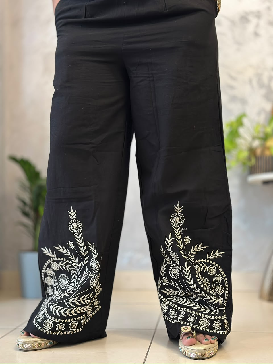Embroidered Cotton Co-ord Set