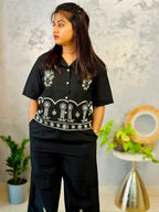 Embroidered Cotton Co-ord Set