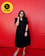 Soft Cotton hakoba dress with pockets
