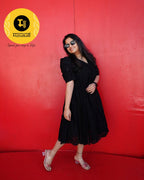 Soft Cotton hakoba dress with pockets