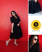 Soft Cotton hakoba dress with pockets