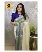 120count Pure mulcotton Saree
