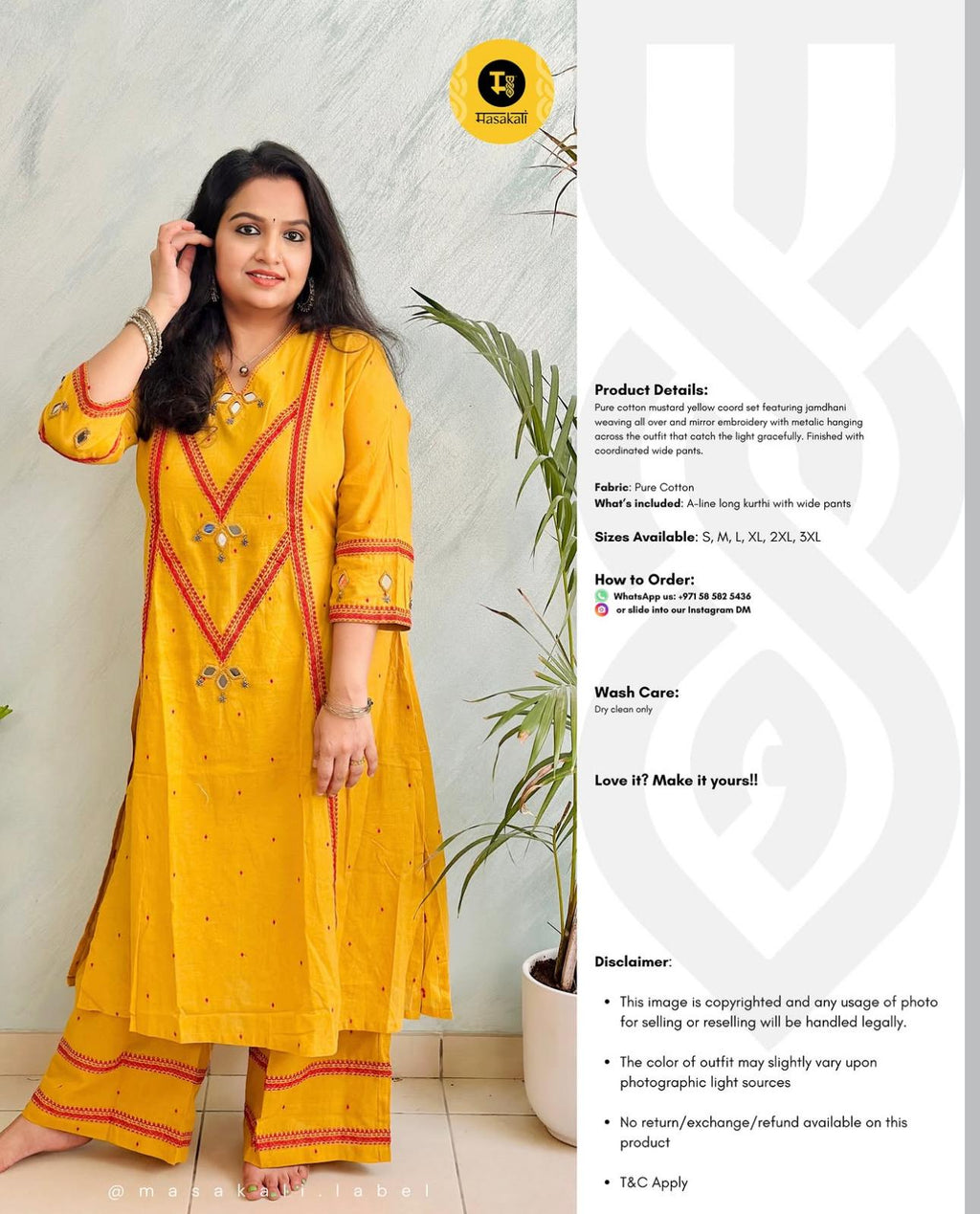 Pure handloom cotton coord